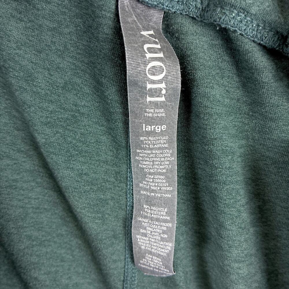 Vuori Jogger Womens L Green Performance Pants Drawstring Preppy Gym Workout - Picture 9 of 10